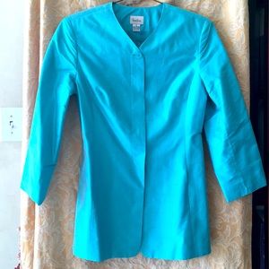 Neiman Marcus Silk Tunic Jacket